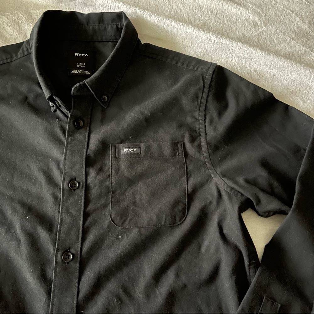 RVCA boys button up